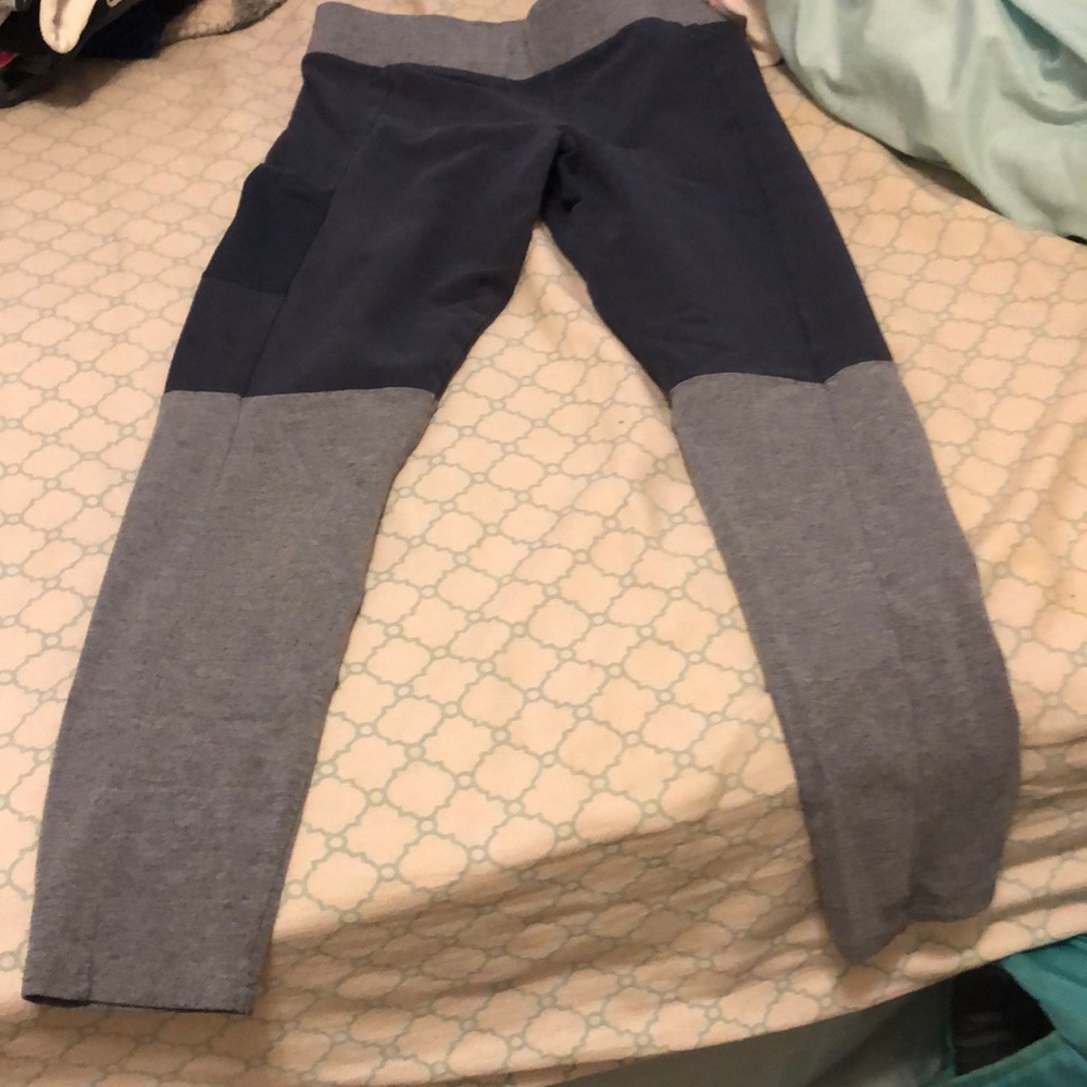 Blue and gray Columbia pants